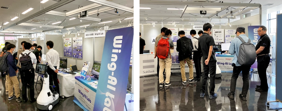 2024年9月3日（火）～6日（金）「第42回日本ロボット学会学術講演会（RSJ2024）」にてWing-AI Labの紹介を行いました。